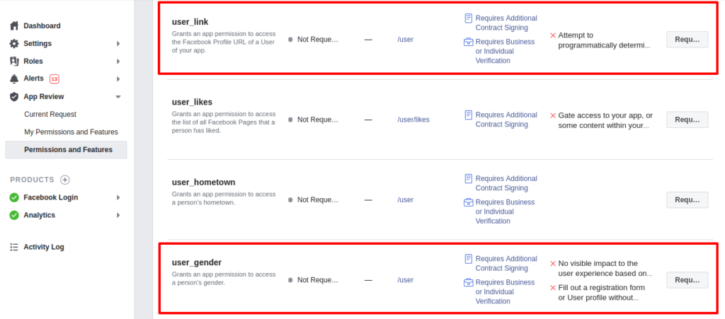 facebook-user-profile-link-gender-permissions-request-codexworld