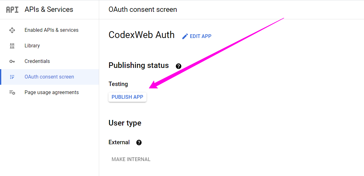 google-api-developer-cloud-console-project-app-publish-public-codexworld