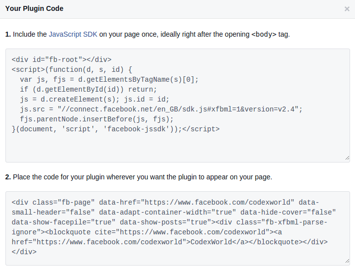 facebook-page-plugin-code-by-codexworld