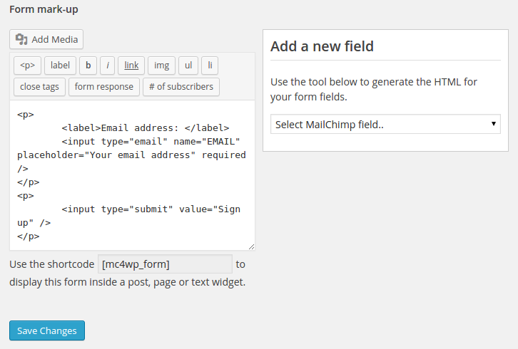 mailchimp-for-wordpress-shortcode-by-codexworld