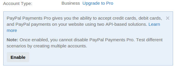 paypal-sandbox-business-account-enable-pro-by-codexworld