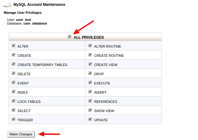 cpanel-database-user-privileges-by-codexworld