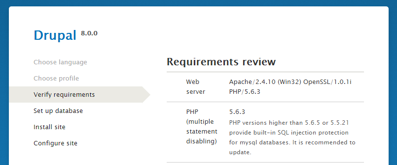 drupal-installation-tutorial-verify-requirements-by-codexworld
