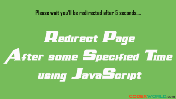 redirect-page-after-delay-using-javascript-by-codexworld