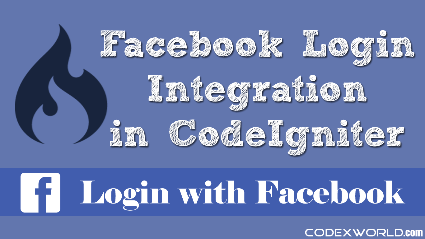 Login with Facebook in CodeIgniter - CodexWorld