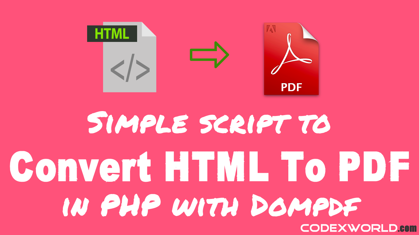 Cakephp Generate Pdf From Html