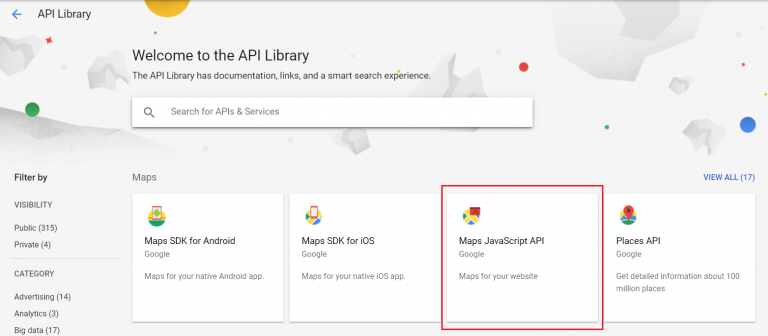 google maps javascript api for free
