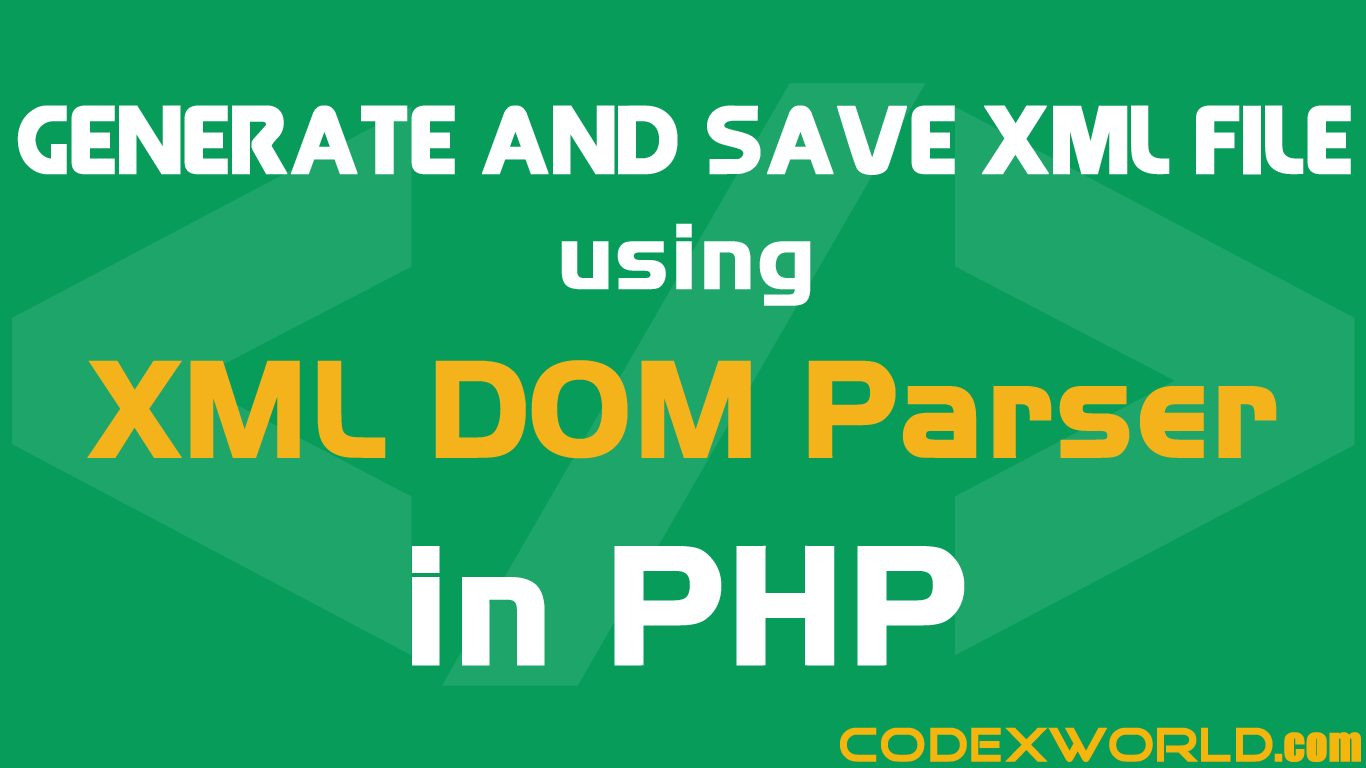 to how file convert to png CodexWorld using Save and PHP How XML  File to  Create