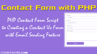 create-simple-contact-form-with-php-send-email-codexworld