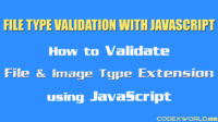 check file extension in jquery validation