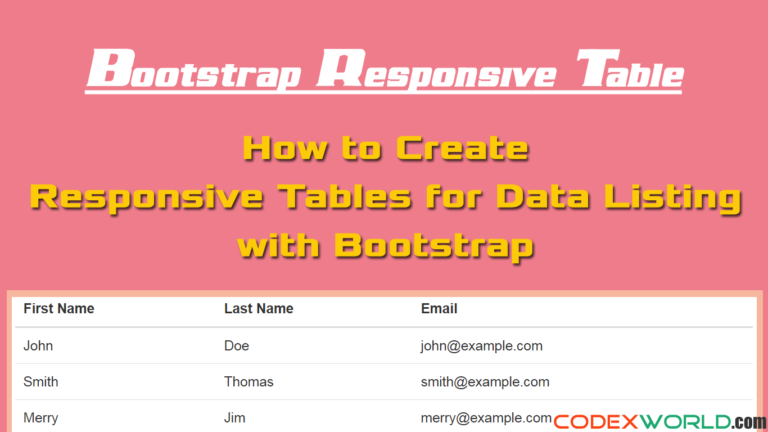 data table responsive bootstrap 4