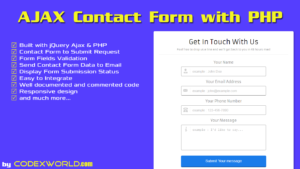 AJAX Contact Form with Email