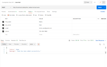 CodeIgniter RESTful Web Services - CodexWorld