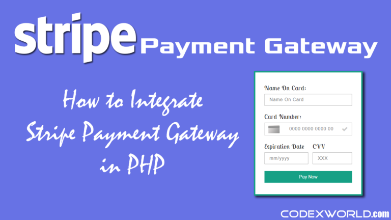 stripe payment gateway integration in php codeigniter