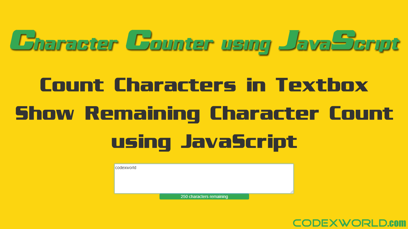 Word and Character Counter using HTML CSS and JavaScript - GeeksforGeeks