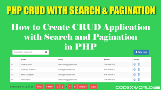 php-crud-operations-with-search-filter-pagination-mysql-codexworld
