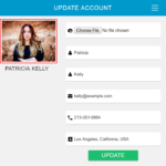 PHP Login System – User Account Edit & Update View - Screenshot 5