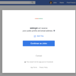 PHP Soical Login System – Facebook Account Login View - Screenshot 4