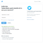 PHP Soical Login System – Twitter Account Login View - Screenshot 6