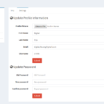 Administrative Account Update Demo – CodeIgniter Admin Panel - Screenshot 5