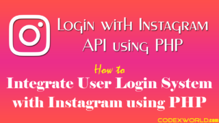login-with-instagram-using-php-oauth-library-codexworld