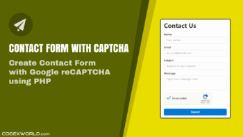 php-contact-form-with-google-recaptcha-and-email-codexworld