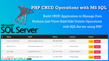 php-crud-operations-with-microsoft-ms-sql-server-add-edit-update-delete-codexworld