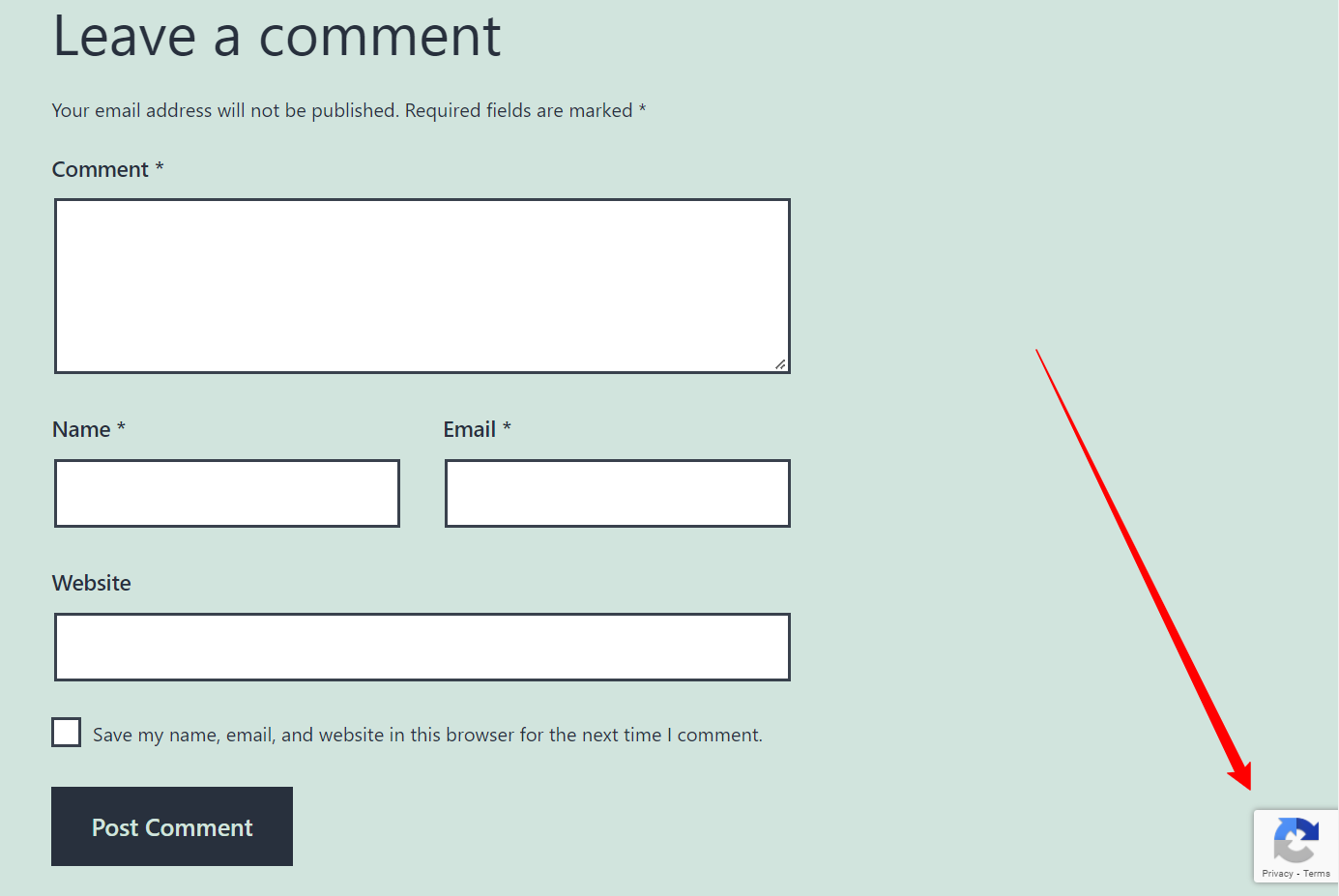 google-recaptcha-v3-in-wordpress-comment-form-codexworld