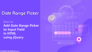 add-date-range-picker-to-input-field-using-jquery-codexworld