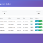 Invoice Management System Dashboard - Screenshot 1